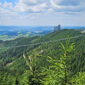 SKY BRIDGE 721 oraz  SPACER W CHMURACH SKY WALK NA DOLNI MORAVA